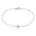 Bracelet Layana Argent Blanc Oxyde De Zirconium - Bracelets fantaisie Femme | Marc Orian