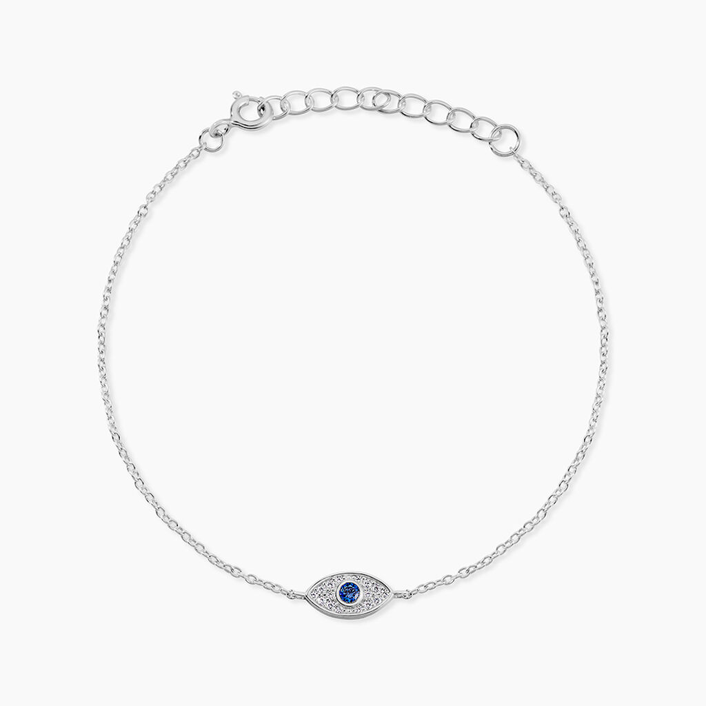 Bracelet Josue Argent Blanc Oxyde De Zirconium - Bracelets fantaisie Femme | Marc Orian