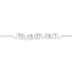 Bracelet Maman Argent Blanc - Bracelets fantaisie Femme | Marc Orian