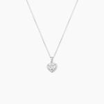 Collier Dari Or Blanc Oxyde De Zirconium - Colliers avec pierres Femme | Marc Orian