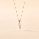 Collier Nucia Or Jaune Diamant - Colliers avec pierres Femme | Marc Orian