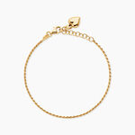 Bracelet No&euml;lla Argent Dor&eacute; A L'Or 750/1000 - Bracelets cha&icirc;nes Femme | Marc Orian
