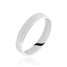 Alliance Gregorio Argent - Alliances Homme | Marc Orian