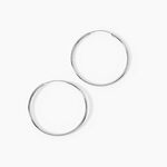 Cr&eacute;oles Argent Blanc Olympia - Cr&eacute;oles Femme | Marc Orian