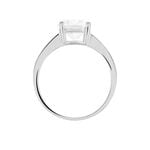 Bague Solitaire Abriel Or Blanc Oxyde De Zirconium - Solitaires Femme | Marc Orian