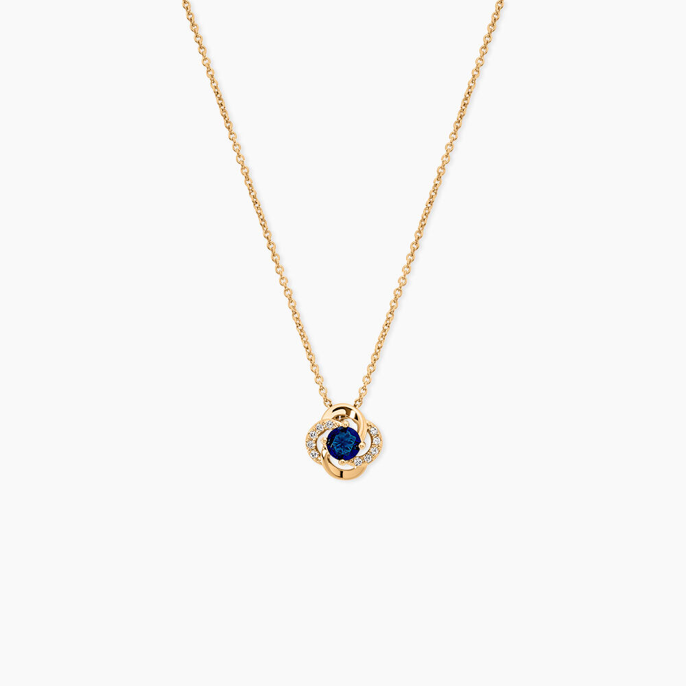 Collier Jaana Plaqu&eacute; Or Jaune Verre Oxyde De Zirconium - Colliers avec pierres Femme | Marc Orian