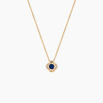 Collier Jaana Plaqu&eacute; Or Jaune Verre Oxyde De Zirconium - Colliers avec pierres Femme | Marc Orian