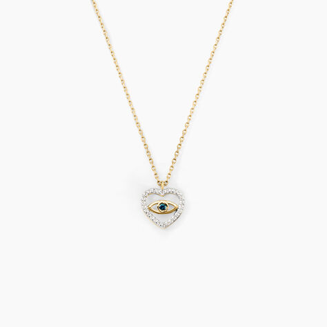 Collier Katriona Or Jaune Topaze Oxyde De Zirconium - Colliers avec pierres Femme | Marc Orian