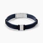 Bracelet Jourdan Orso Cuir Bleu - Bracelets cuir Homme | Marc Orian