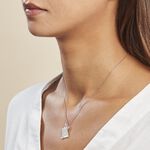 Pendentif Zodiaque Parchemin Argent Blanc - Bijoux personnalis&eacute;s Famille | Marc Orian