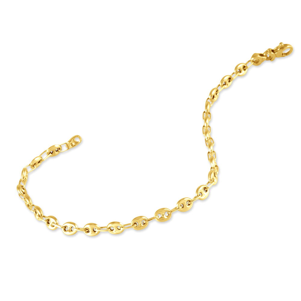 Bracelet Dami Maille Grain De Cafe Or Jaune - Bracelets mailles Femme | Marc Orian