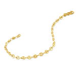 Bracelet Dami Maille Grain De Cafe Or Jaune - Bracelets mailles Femme | Marc Orian