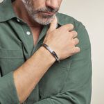 Bracelet Acier Blanc Christophe Oxyde De Zirconium - Bracelets cuir Homme | Marc Orian