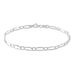 Bracelet Ophelio Maille Alternee 1/1 Or Blanc - Bracelets mailles Femme | Marc Orian