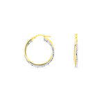 Cr&eacute;oles Maelia Or Bicolore - Cr&eacute;oles Femme | Marc Orian