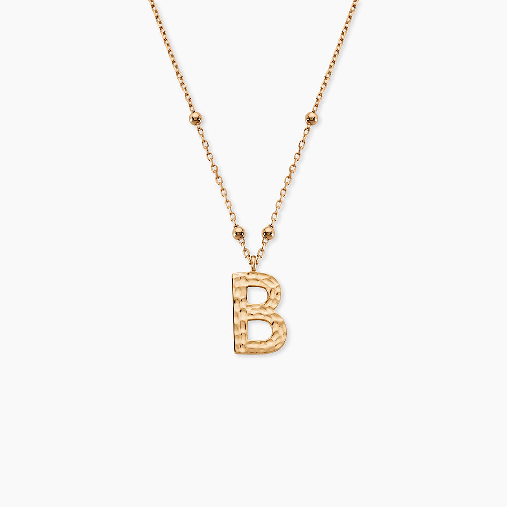 Collier Plaqu&eacute; Or Jaune Lettra - Colliers ete Femme | Marc Orian
