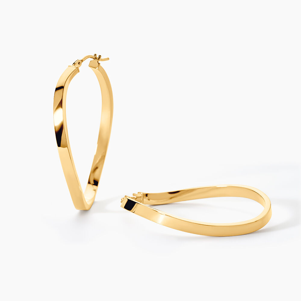 Cr&eacute;oles Silla Or Jaune - Cr&eacute;oles Femme | Marc Orian