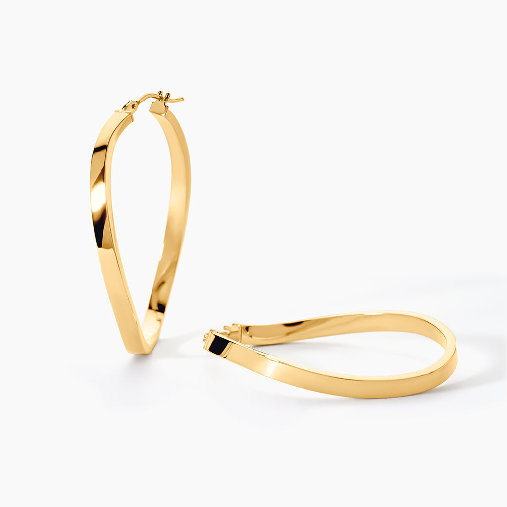 Cr&eacute;oles Silla Or Jaune - Cr&eacute;oles Femme | Marc Orian