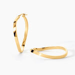 Cr&eacute;oles Silla Or Jaune - Cr&eacute;oles Femme | Marc Orian