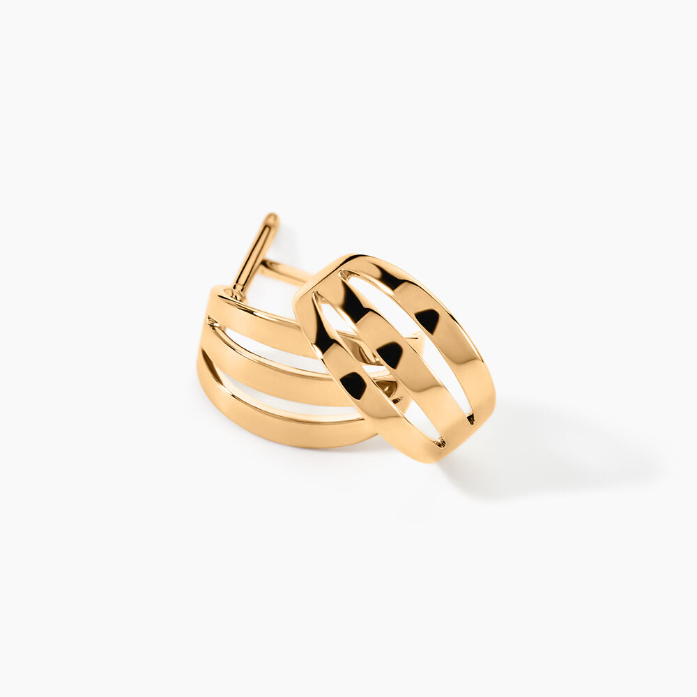 Cr&eacute;oles Dally Plaqu&eacute; Or Jaune - Cr&eacute;oles Femme | Marc Orian