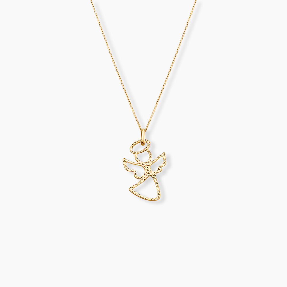 Pendentif Estrellita Ange Aureole Or Jaune - Pendentifs Famille | Marc Orian