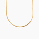 Collier Or Jaune Izel Maille Anglaise - Chaines Femme | Marc Orian