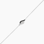 Bracelet Sculptural Or Blanc Diamant - Bracelets cha&icirc;nes Femme | Marc Orian