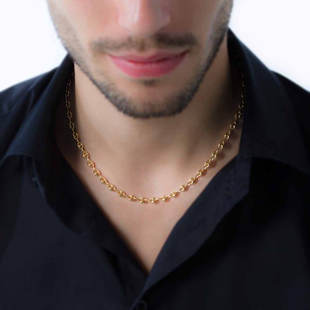 Collier Maille Dami Maille Grain De Cafe Or Jaune - Chaines Femme | Marc Orian
