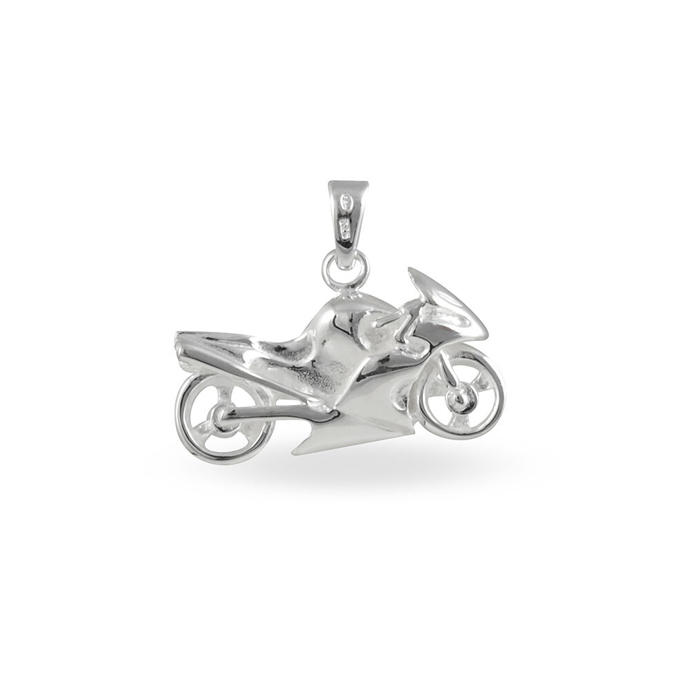 Pendentif Costanza Argent Blanc - Bijoux fantaisie Famille | Marc Orian