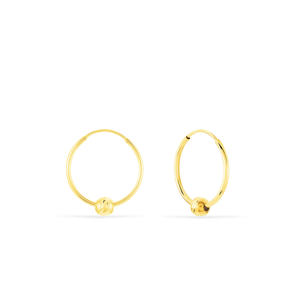 Cr&eacute;oles Anaell Or Jaune - Cr&eacute;oles Femme | Marc Orian