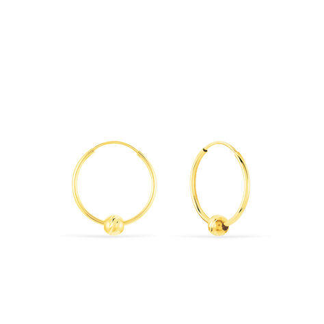 Cr&eacute;oles Anaell Or Jaune - Cr&eacute;oles Femme | Marc Orian