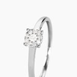 Bague Or Blanc Adeline Diamants - Bagues pierres pr&eacute;cieuses Femme | Marc Orian