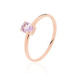 Bague Lily Or Rose Amethyste - Bagues pierres fines Femme | Marc Orian