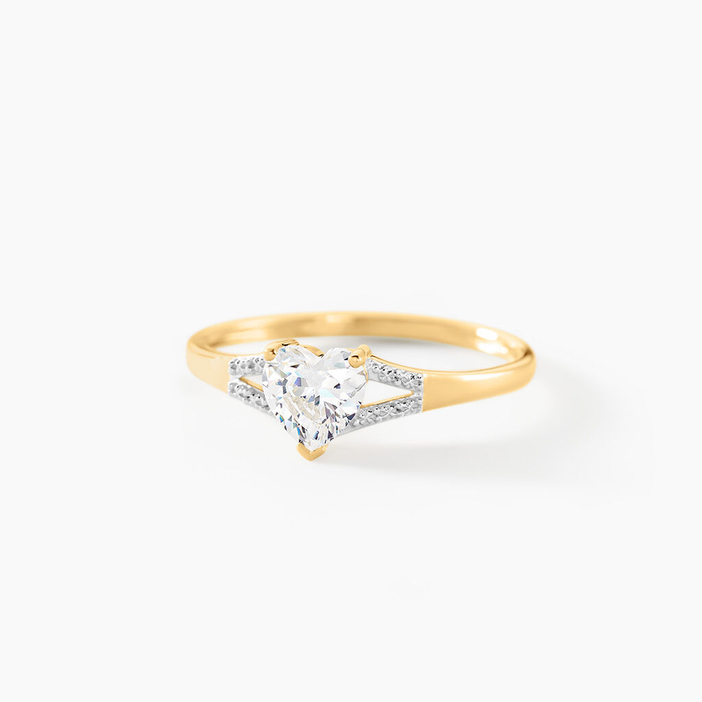 Bague Grishilda Or Jaune Oxyde Oxyde - Solitaires Femme | Marc Orian