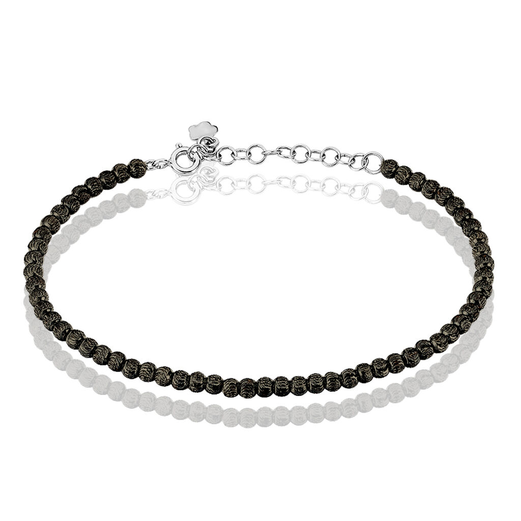 Bracelet Lennah Argent Blanc - Bracelets chaînes Femme | Marc Orian