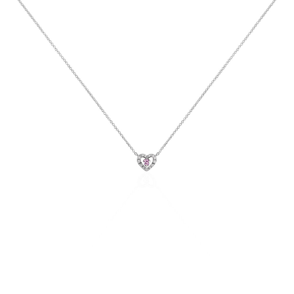 Collier Carren Argent Blanc Oxyde De Zirconium - Colliers solitaires Femme | Marc Orian