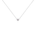Collier Carren Argent Blanc Oxyde De Zirconium - Colliers solitaires Femme | Marc Orian