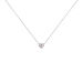 Collier Carren Argent Blanc Oxyde De Zirconium - Colliers solitaires Femme | Marc Orian