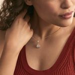 Collier Brigita Plaqu&eacute; Or Jaune Oxyde De Zirconium - Colliers avec pierres Femme | Marc Orian