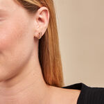 Boucles D'oreilles Puces Infinitude Plaqu&eacute; Or Dor&eacute; Oxyde De Zirconium - Puces Femme | Marc Orian