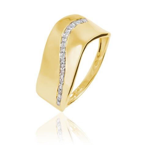 Bague Tiphanie Or Bicolore Diamant - Bagues pierres précieuses Femme | Marc Orian