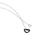 Collier Anissa Argent Blanc C&eacute;ramique Et Oxyde De Zirconium - Colliers avec pierres Femme | Marc Orian