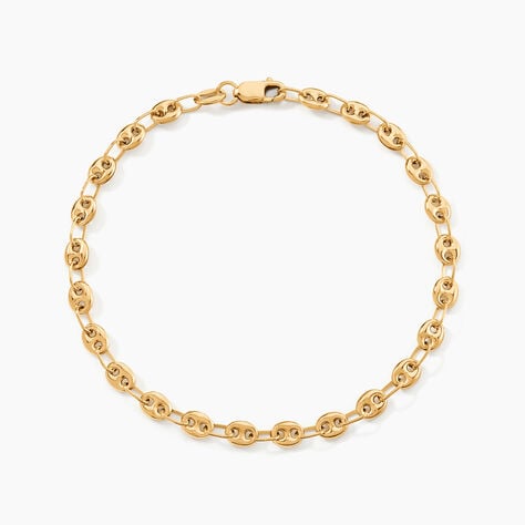 Bracelet Dami Maille Grain De Cafe Or Jaune - Bracelets mailles Femme | Marc Orian
