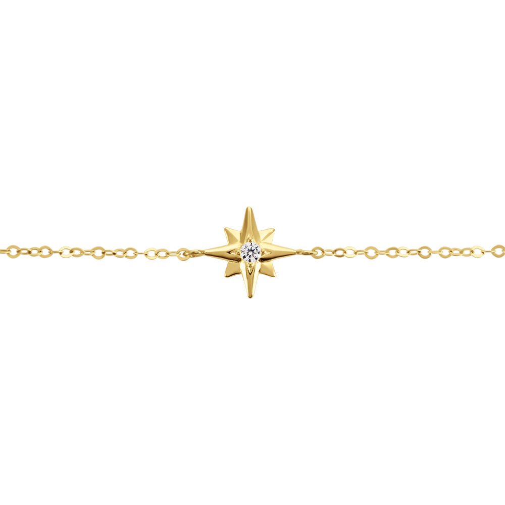 Bracelet Alastar Or Jaune Oxyde De Zirconium - Bracelets chaînes Femme | Marc Orian