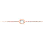 Bracelet Rosalina Or Rose Diamant - Bracelets Medailles Femme | Marc Orian