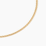 Collier Capucin Or Jaune Maille Marine Plate - Chaines Femme | Marc Orian
