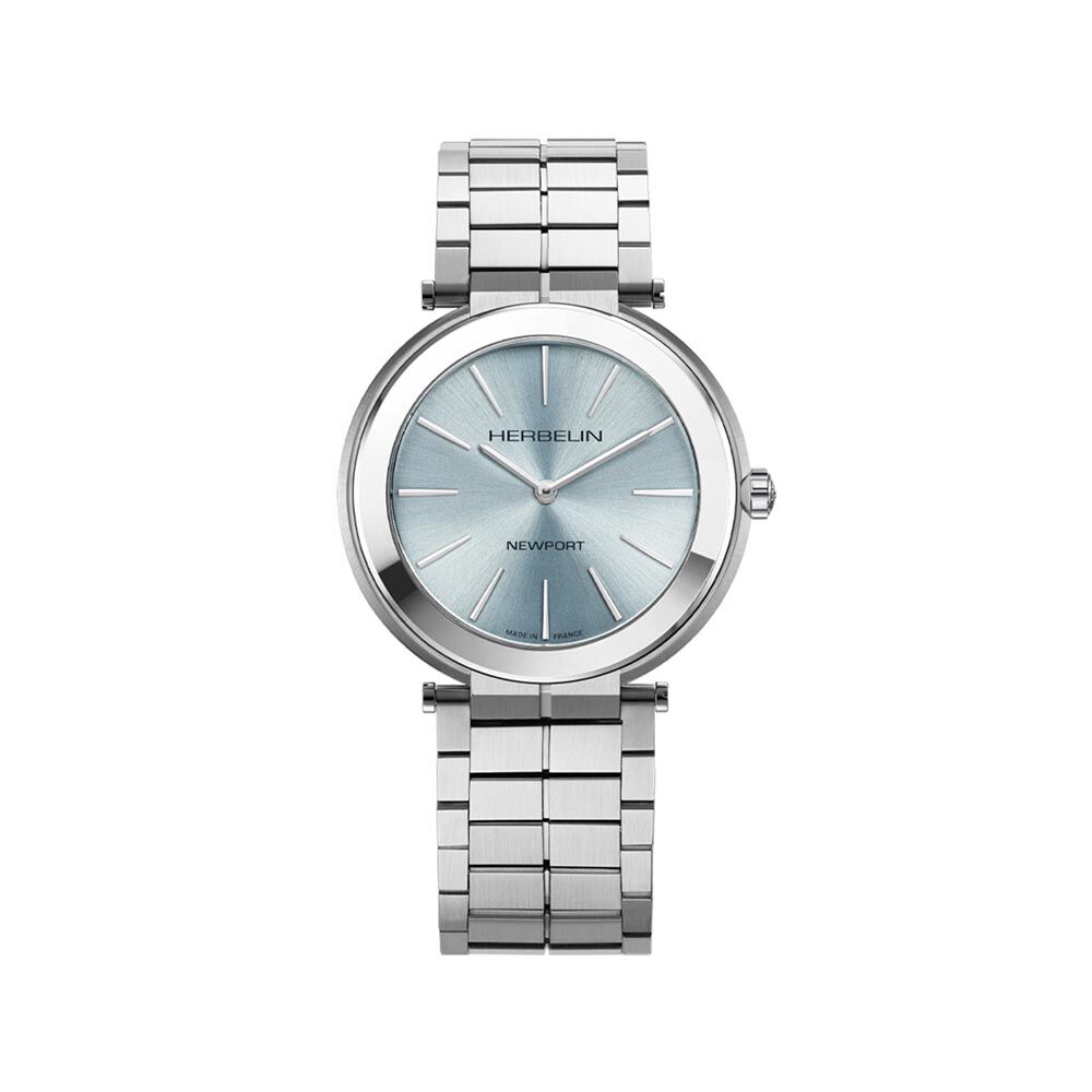 Montre Herbelin Newport Slim Bleu Sky - Montres &eacute;tanches Homme | Marc Orian