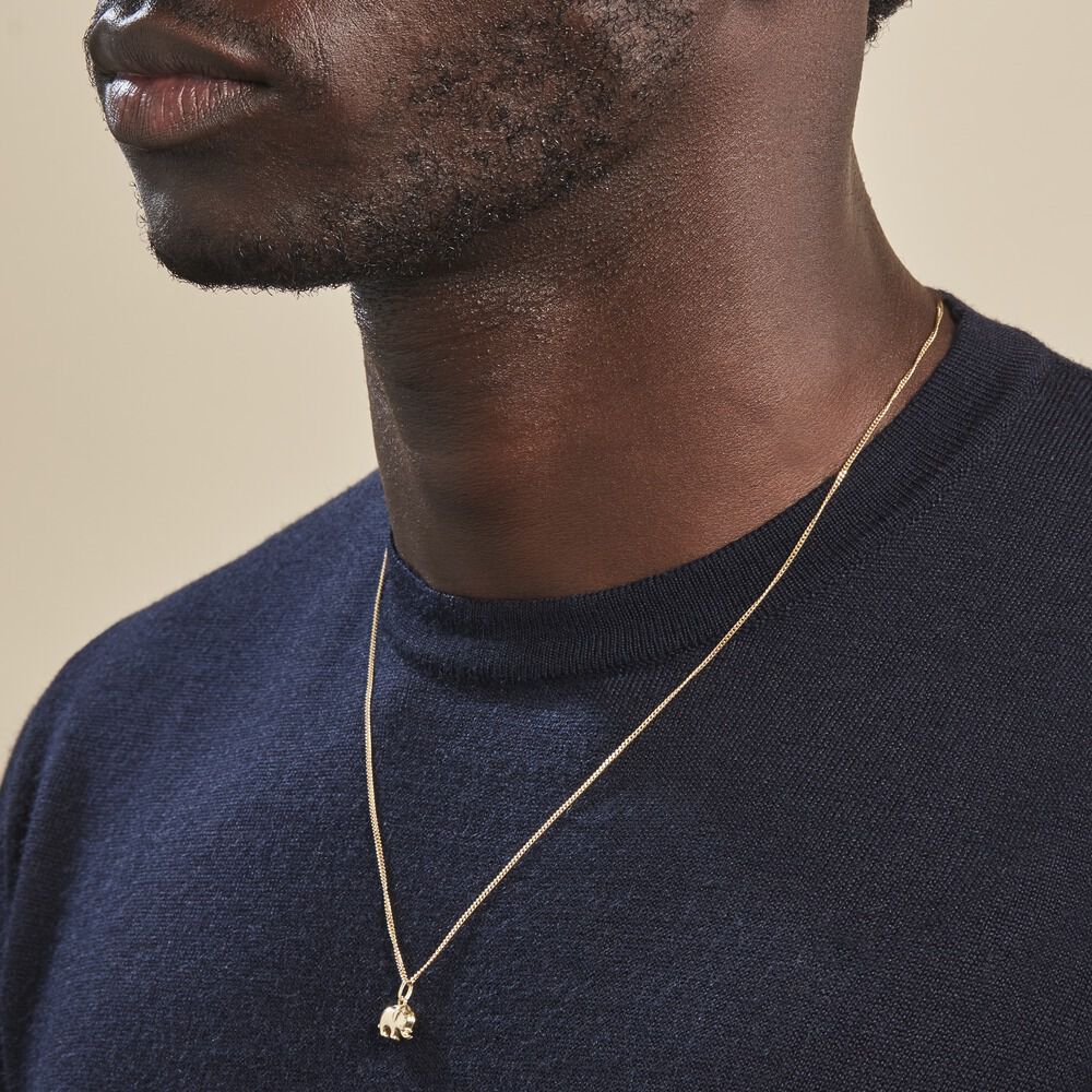 Pendentif Haiza Elephant Or Jaune - Pendentifs Famille | Marc Orian