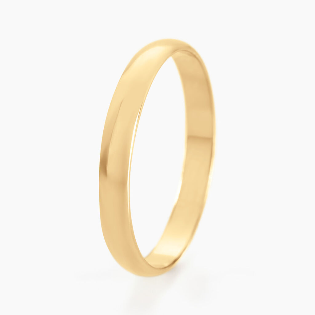 Alliance Meredithe Demi Jonc Classique Or Jaune - Alliances Famille | Marc Orian