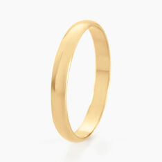 Alliance Meredithe Demi Jonc Classique Or Jaune - Alliances Famille | Marc Orian